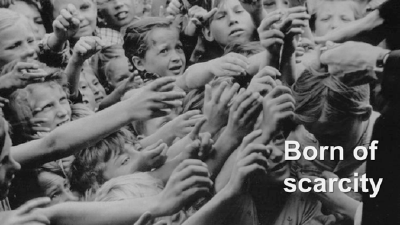 Picture of hungry children